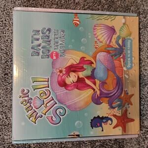 Set of 9 Mermaid Kids Bath Bombs with Mystery Surprise